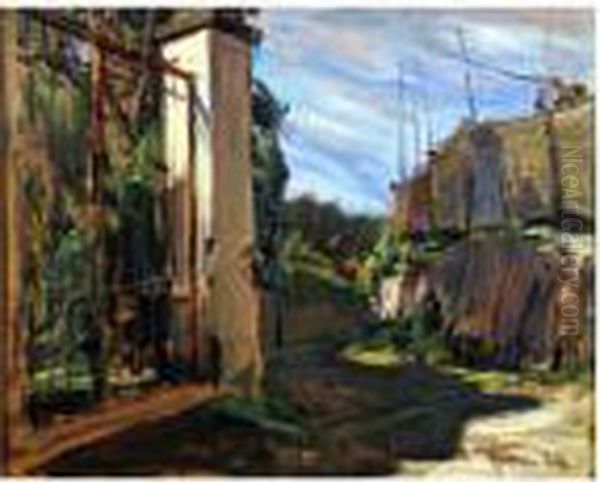 Il Cancello Oil Painting by Eugenio Viti