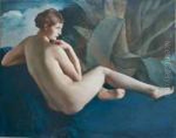 Nudo Di Donna Oil Painting by Eugenio Viti