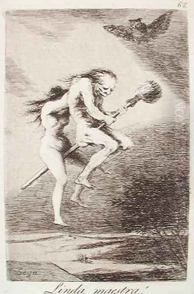 Pretty Teacher! Oil Painting by Francisco Goya Fuendetodos