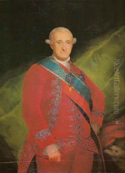 Carlos IV Oil Painting by Francisco Goya Fuendetodos