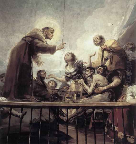 The Miracle of St Anthony (detail 1) Oil Painting by Francisco Goya Fuendetodos