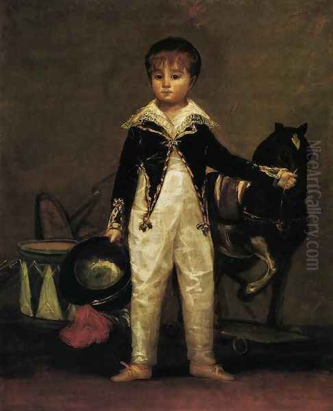 Pepito Costa y Bonells Oil Painting by Francisco Goya Fuendetodos