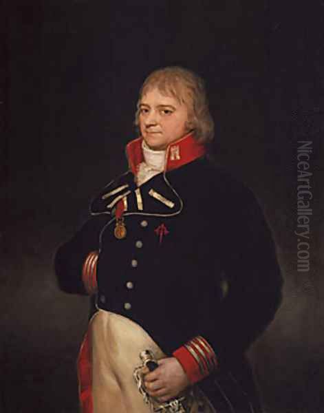 Don Ignacio Garcini y Queralt Brigadier of Engineers 1804 Oil Painting by Francisco Goya Fuendetodos