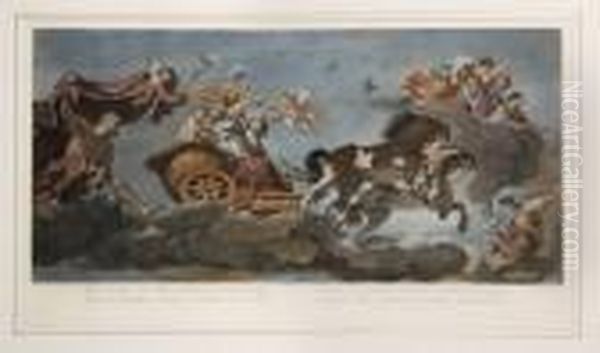 Dea Con Carro Oil Painting by Giovanni Volpato