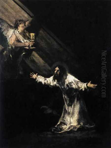 Christ on the Mount of Olives 2 Oil Painting by Francisco Goya Fuendetodos