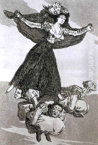 Gone for good 2 Oil Painting by Francisco Goya Fuendetodos