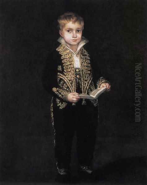 Portrait of Victor Guye 2 Oil Painting by Francisco Goya Fuendetodos
