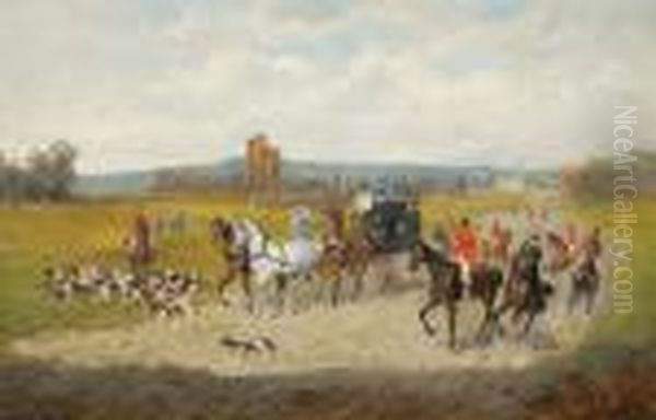 In Cammino Verso La Caccia Oil Painting by Alexander Ritter Von Bensa