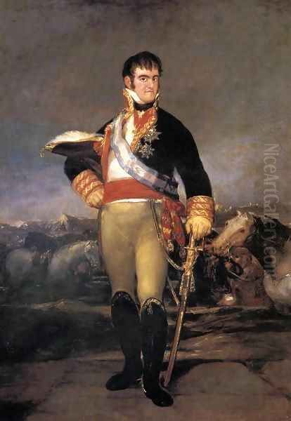 Portrait of Ferdinand VII 2 Oil Painting by Francisco Goya Fuendetodos