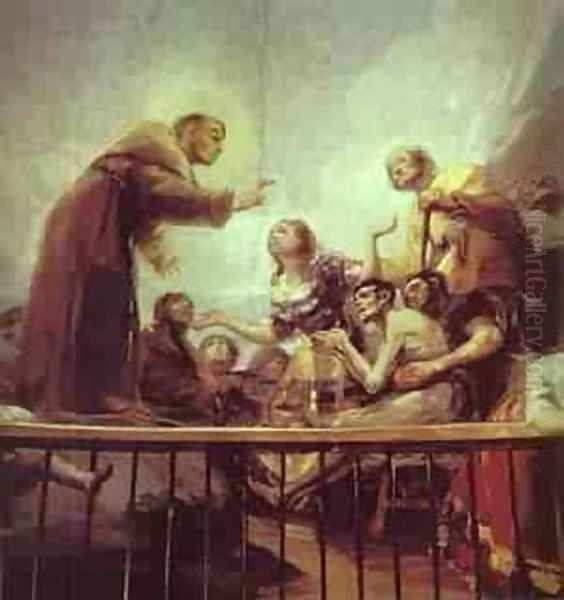 The Miracle Of St Anthony 1798 Oil Painting by Francisco Goya Fuendetodos