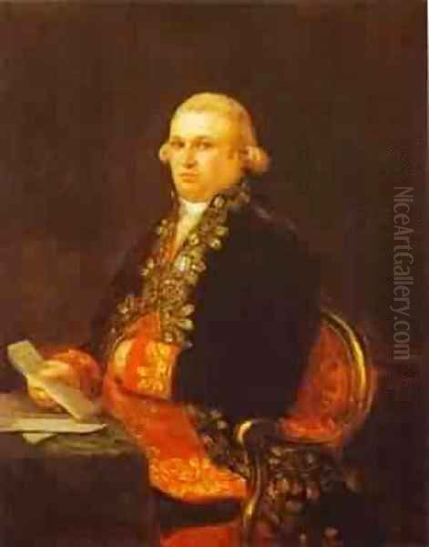 Don Antonio Noriega 1801 Oil Painting by Francisco Goya Fuendetodos