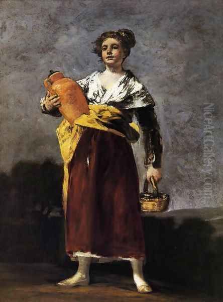 Water Carrier 2 Oil Painting by Francisco Goya Fuendetodos
