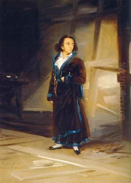 Portrait of Asensio Julia Oil Painting by Francisco Goya Fuendetodos