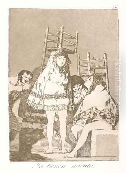 Los Caprichos Oil Painting by Francisco Goya Fuendetodos