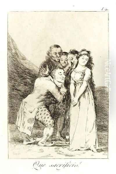 Tantalo 2 Oil Painting by Francisco Goya Fuendetodos