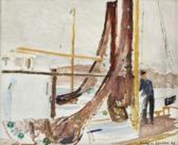 Garntork 1952 Oil Painting by Carl Von Hanno