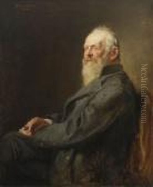 Luitpold Prinzregent Von
 Bayern Oil Painting by Friedrich August von Kaulbach