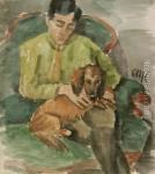 Mitschke-collande, Constantin Von Oil Painting by Constantin Von Mitschke Collande