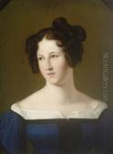 Prinzessin Marianne Von
 Preusen Oil Painting by Friedrich Wilhelm von Schadow