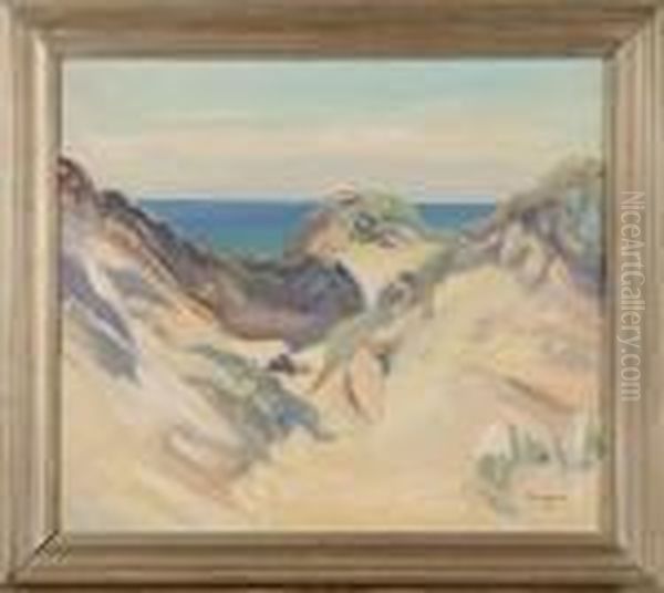 Kustmotiv Oil Painting by Bo Von Zweigbergk