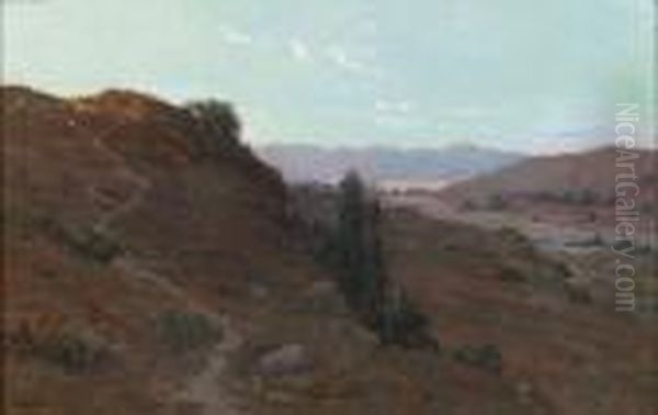 Alysian Hills Oil Painting by Elmer Wachtel