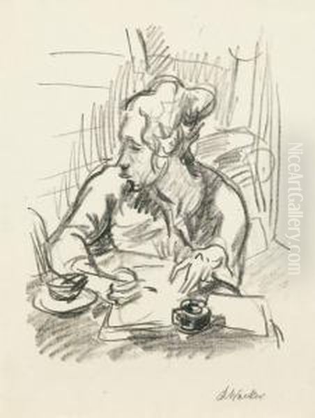 Ostergruss Oil Painting by Rudolf Wacker