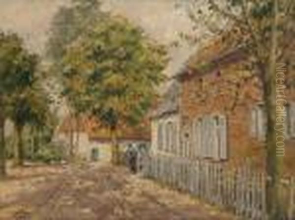 Chemin A Jette Oil Painting by Victor Wagemaekers