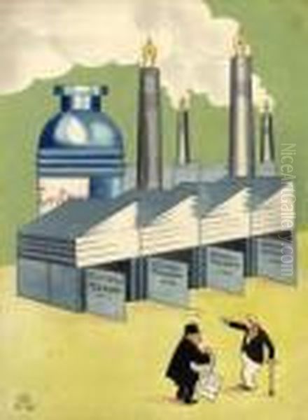 Ohne Titel Oil Painting by Siegfried Wagner