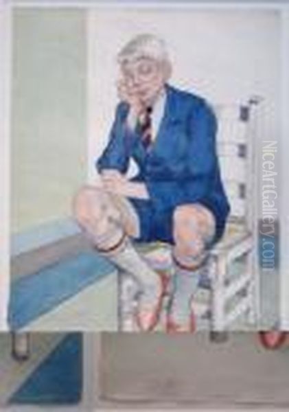 Peter Campbell, Easter 1937, Aged13 Oil Painting by Albert Wainwright