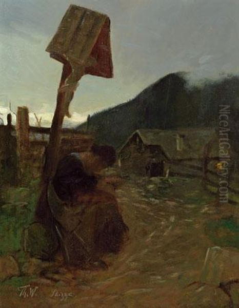 Skizze Oil Painting by Thomas Walch