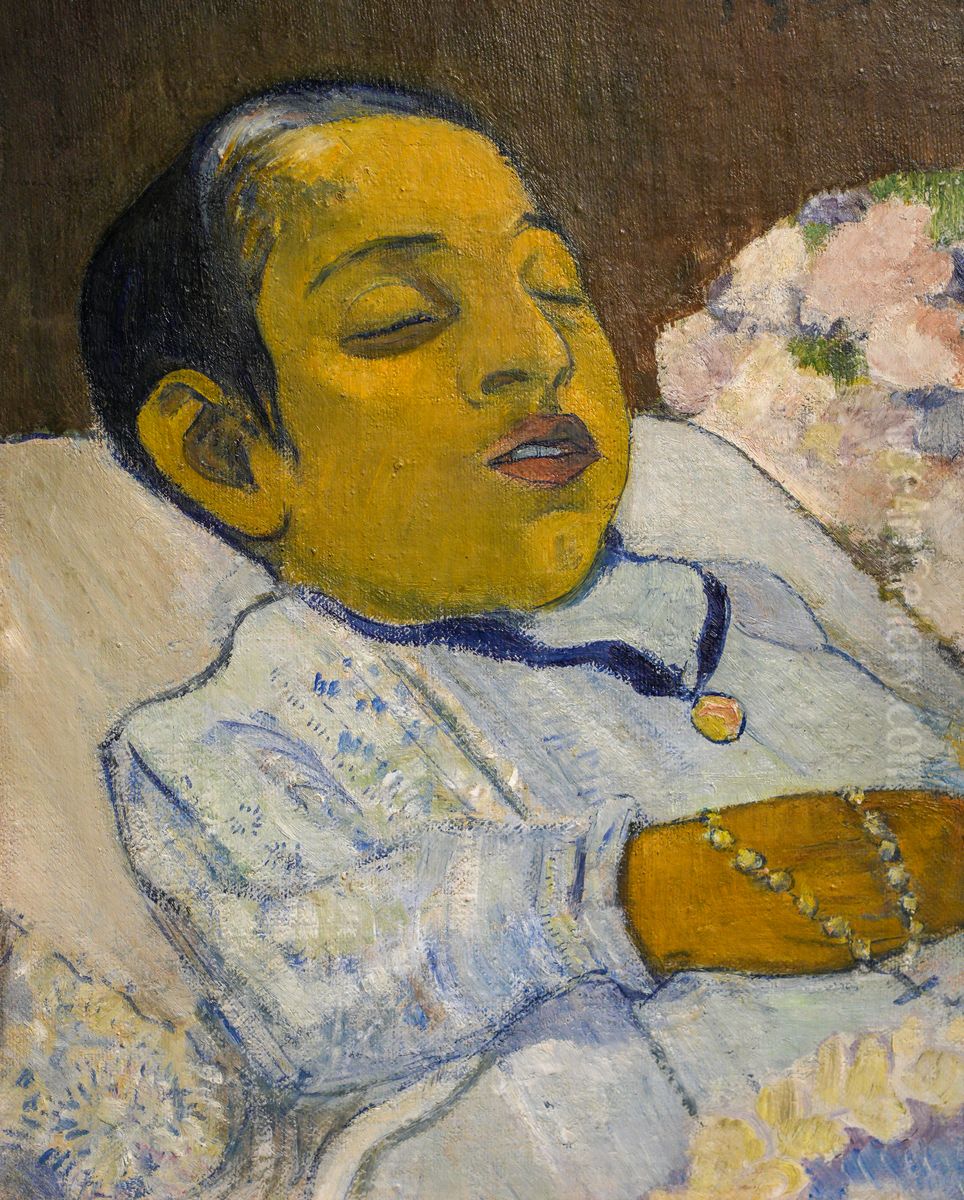 Atiti Oil Painting by Paul Gauguin