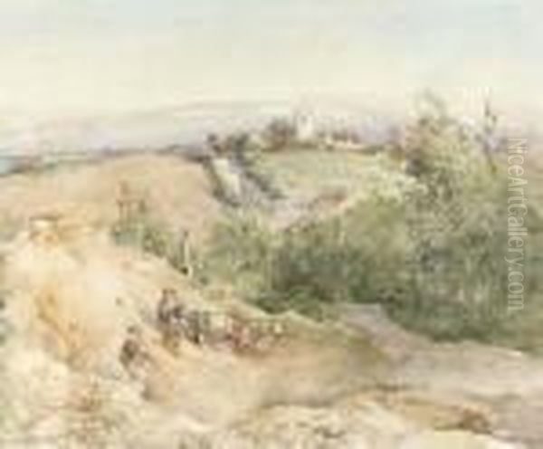 The Gravel Pit Oil Painting by Edward Arthur Walton