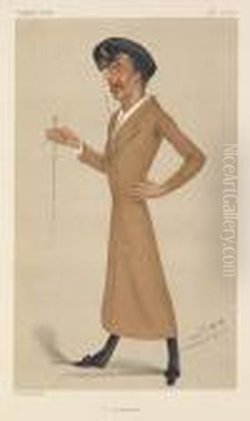 A Symphony Oil Painting by Leslie Mathew Ward