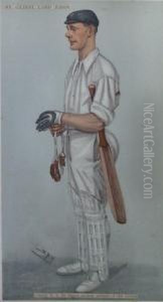 Mr. Gilbert Laird Jessop Oil Painting by Leslie Mathew Ward