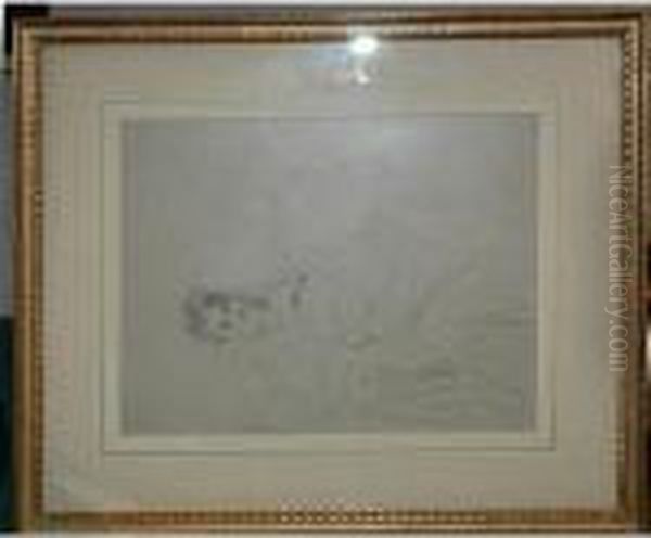 Scottish Horse Oil Painting by Leslie Mathew Ward