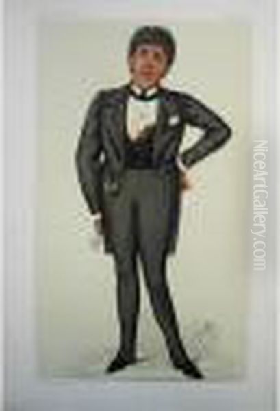 Oscar (oscar Wilde) Oil Painting by Leslie Mathew Ward