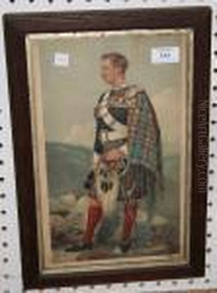 Scottish Horse Oil Painting by Leslie Mathew Ward