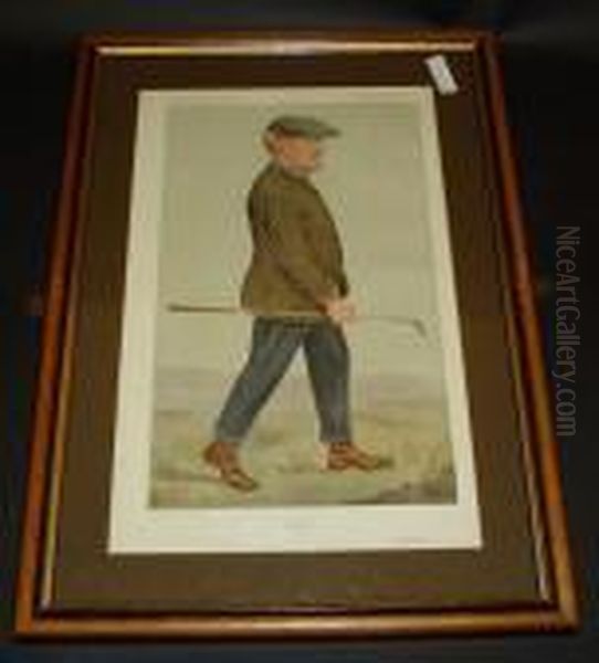 A Vanity Fair Oil Painting by Leslie Mathew Ward