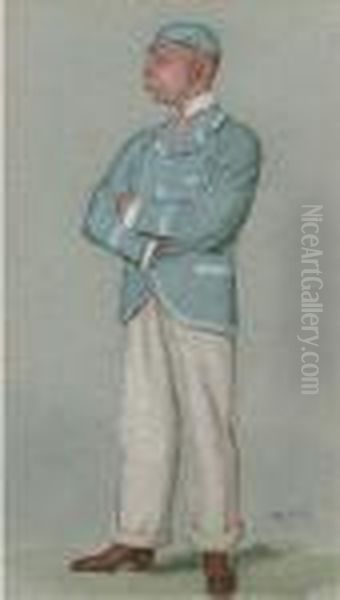 Mr Charles Thurston Fogg-elliot Oil Painting by Leslie Mathew Ward