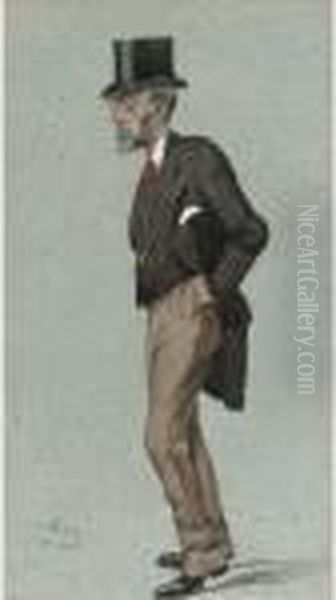 Mr John Gilbert Talbot Oil Painting by Leslie Mathew Ward