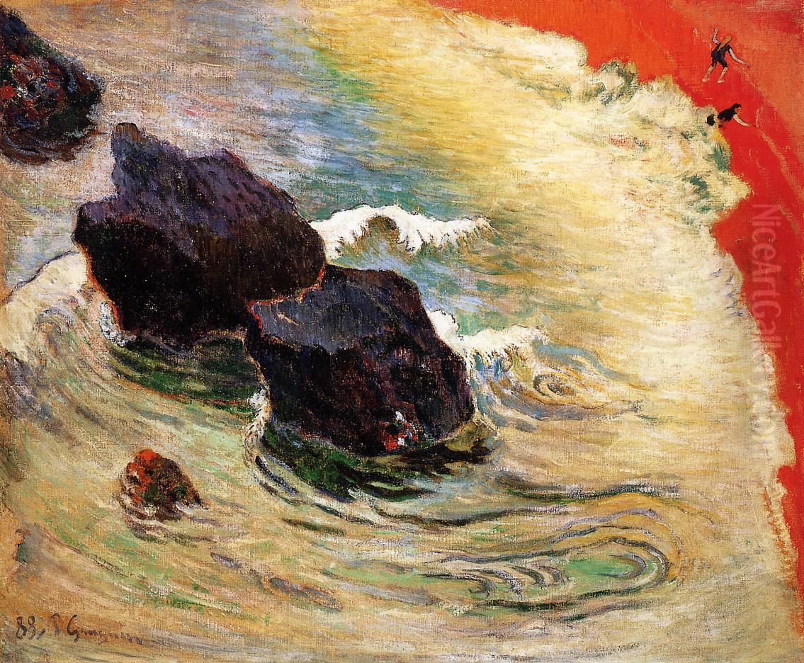 The Wave Oil Painting by Paul Gauguin