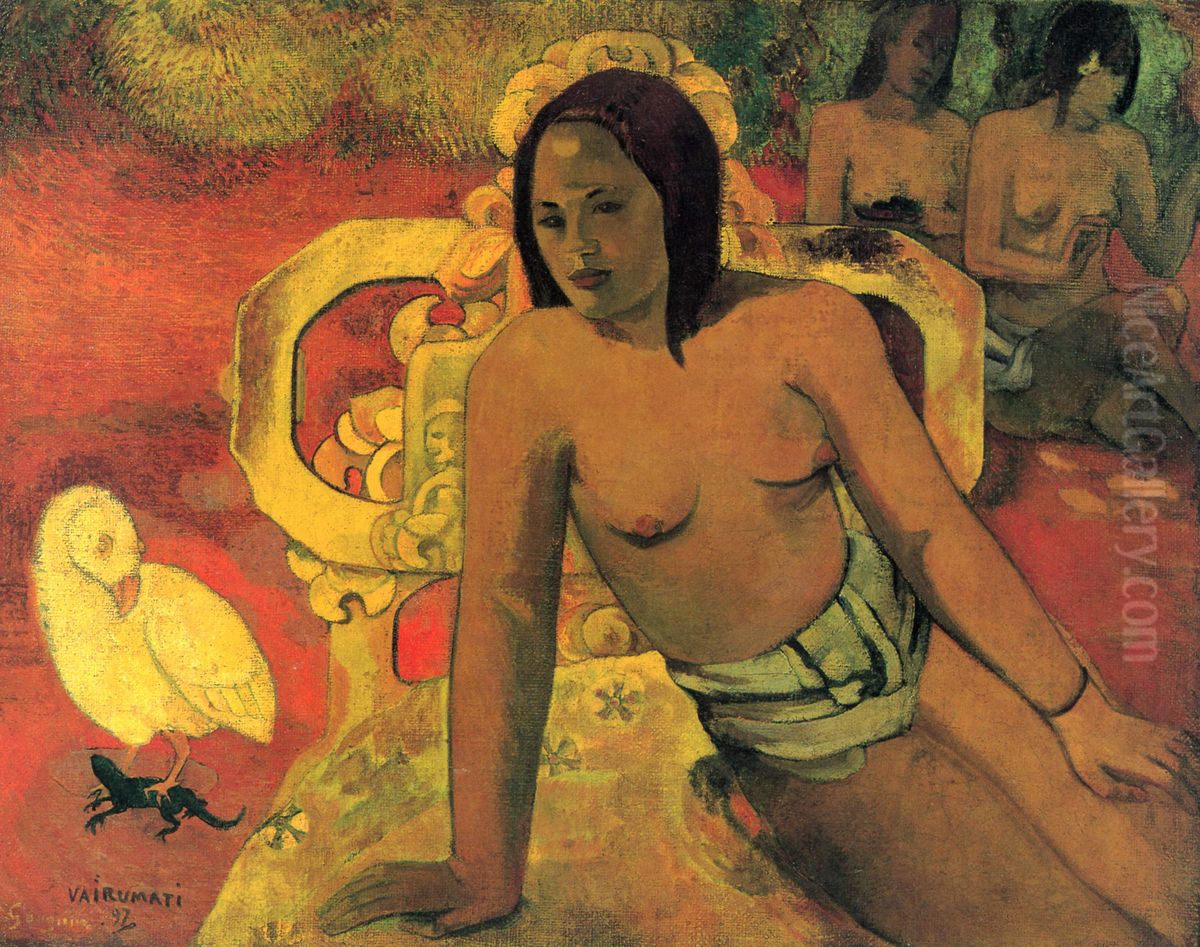 Vairumati Oil Painting by Paul Gauguin