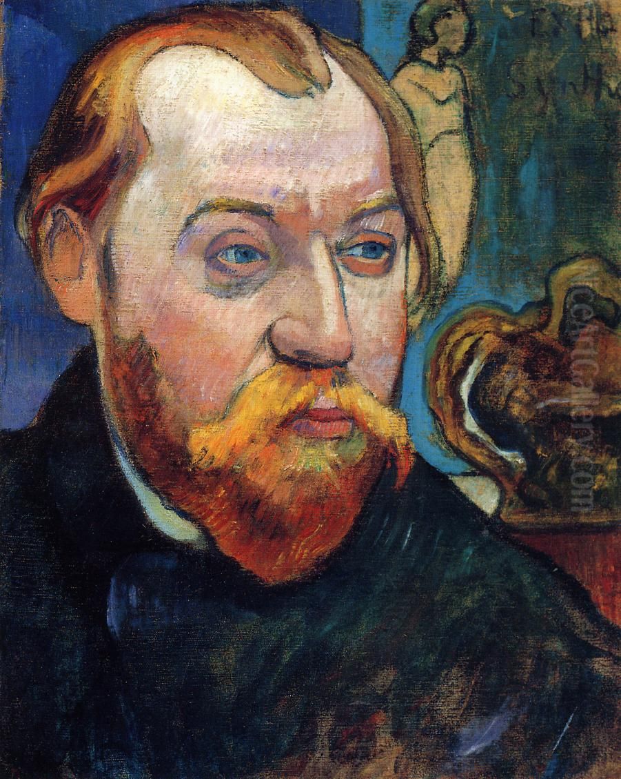 Portrait Of Louis Roy Oil Painting by Paul Gauguin