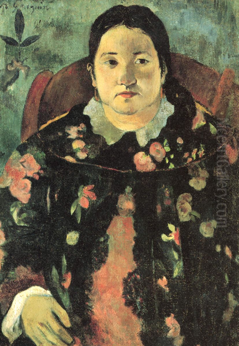 Portrait Of Suzanne Bambridge Oil Painting by Paul Gauguin