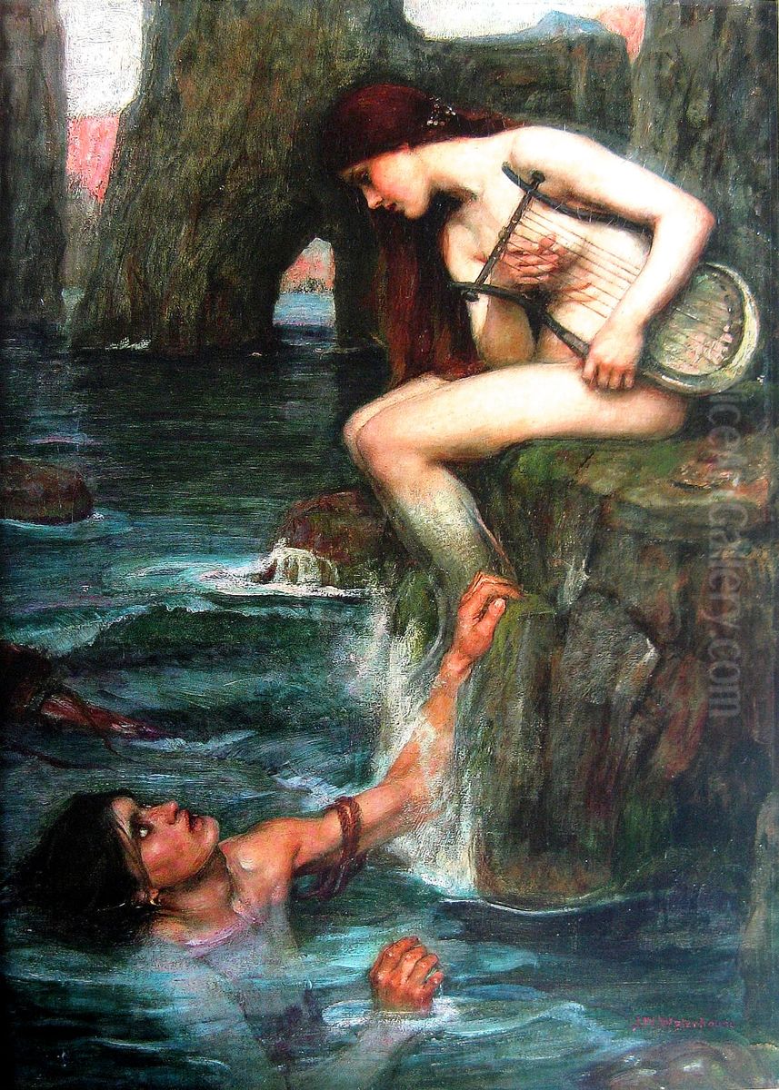 The Siren Oil Painting by John William Waterhouse