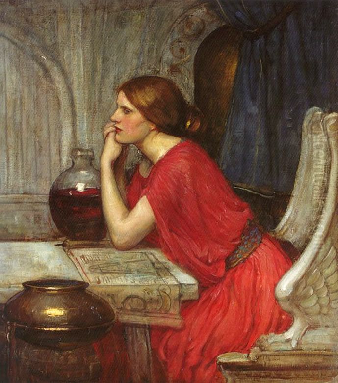 Circe Oil Painting by John William Waterhouse