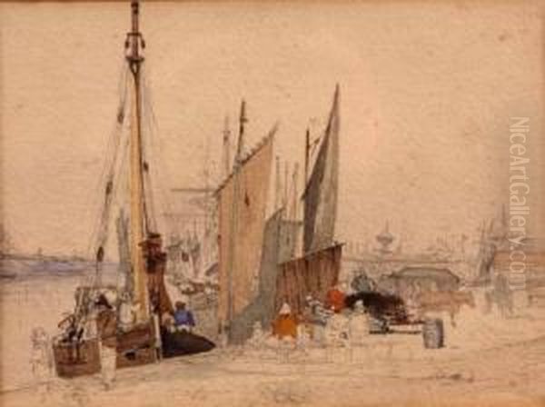 Great Yarmouth Oil Painting by Charles Watson