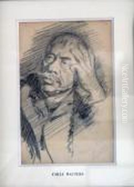 Portrait D'homme Oil Painting by Emile Charles Wauters