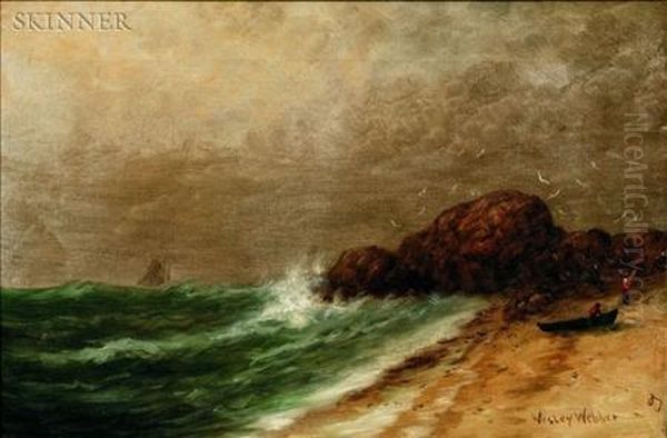 Approaching Storm Oil Painting by Wesley Elbridge Webber