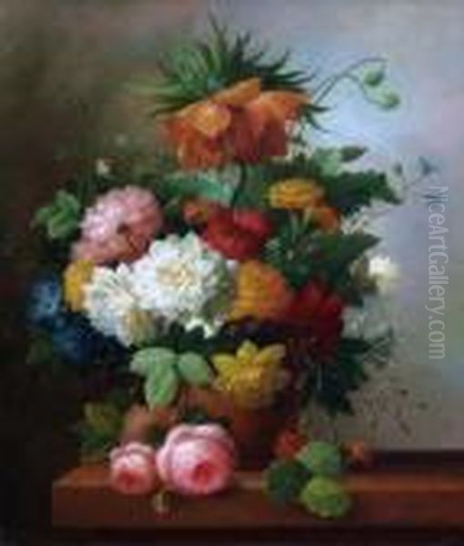 Still Life 
Study Oil Painting by Thomas Webster